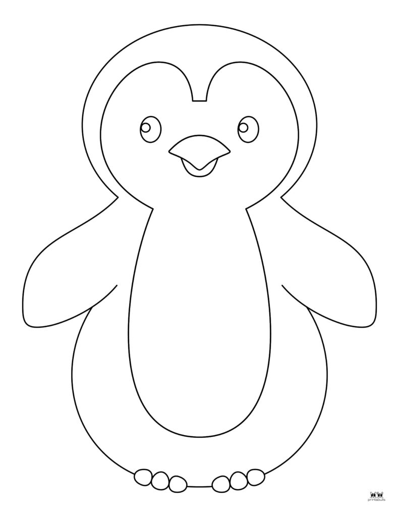 Penguin Coloring Pages Templates FREE Printabulls Penguin Coloring Pages Templates FREE Printabulls