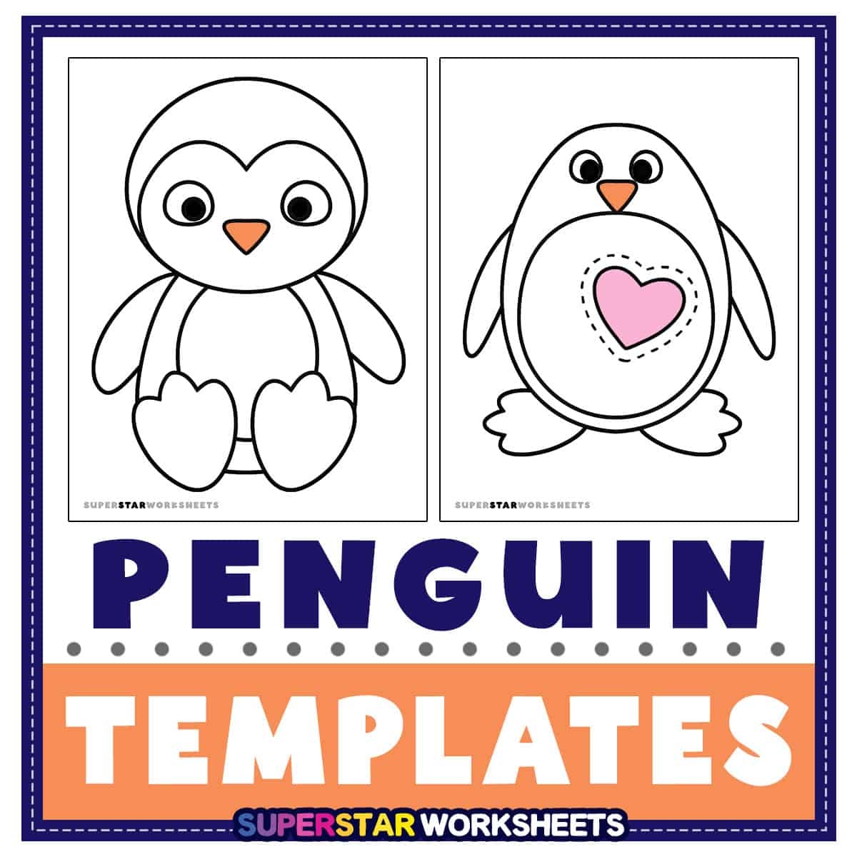 Penguin Template Free Printables Superstar Worksheets Penguin Template Free Printables Superstar Worksheets