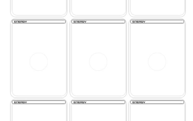 Pok mon Card Template Free Printable Paper Trail Design