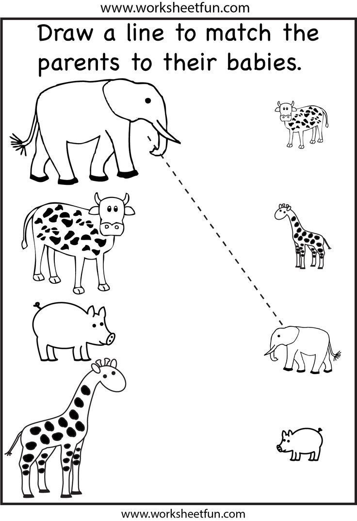 printable worksheet for nursery