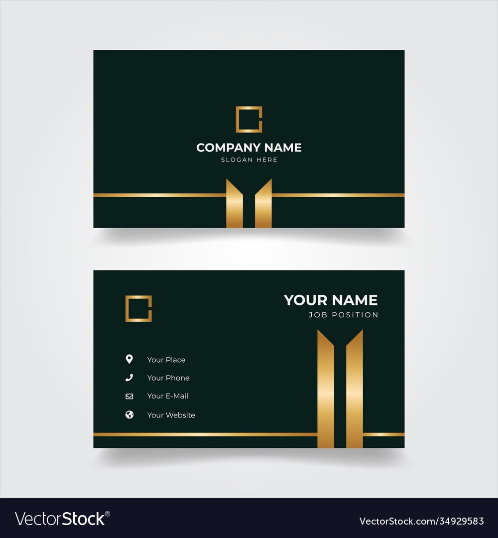 Print Business Card Template Royalty Free Vector Image Print Business Card Template Royalty Free Vector Image