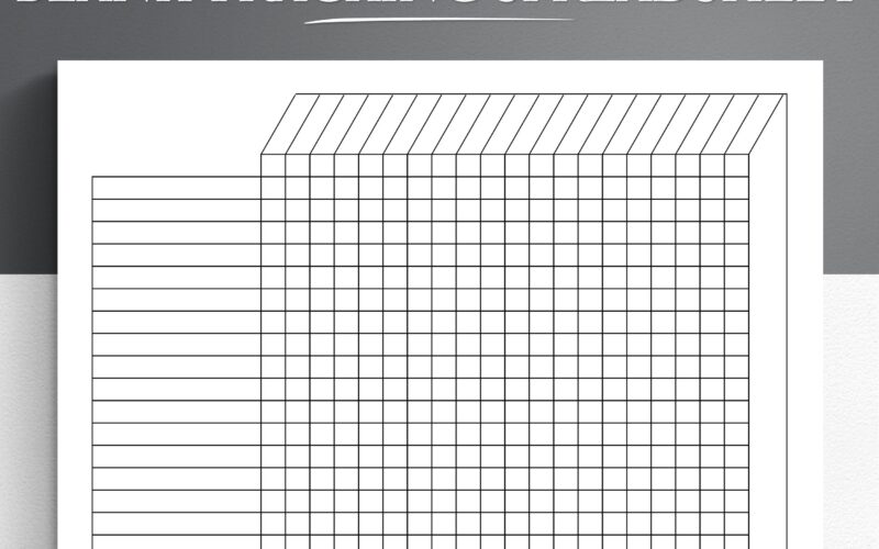 Printable Blank Tracking Spreadsheet Printable PDF Excel Google Sheets Etsy