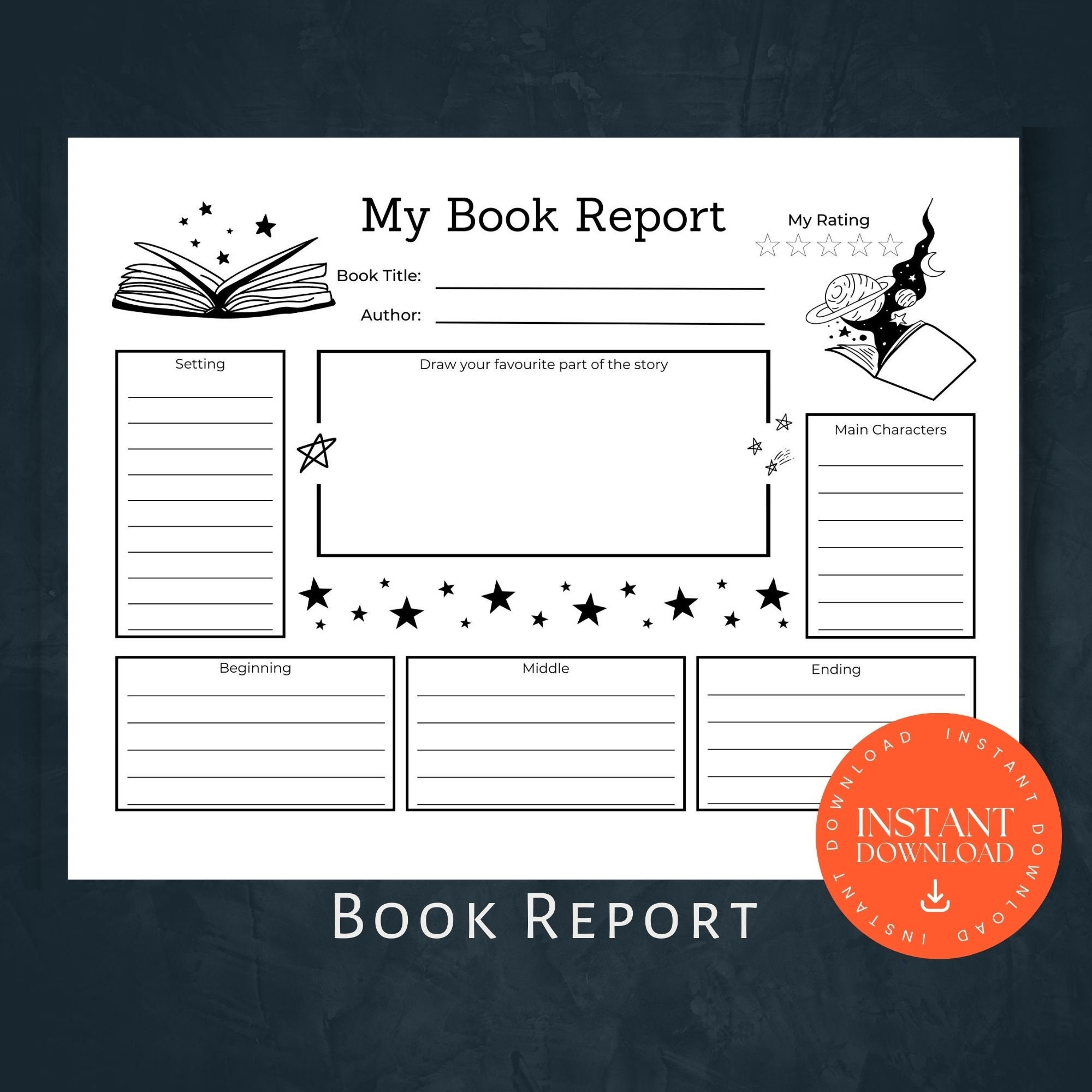 printable book template printable book template