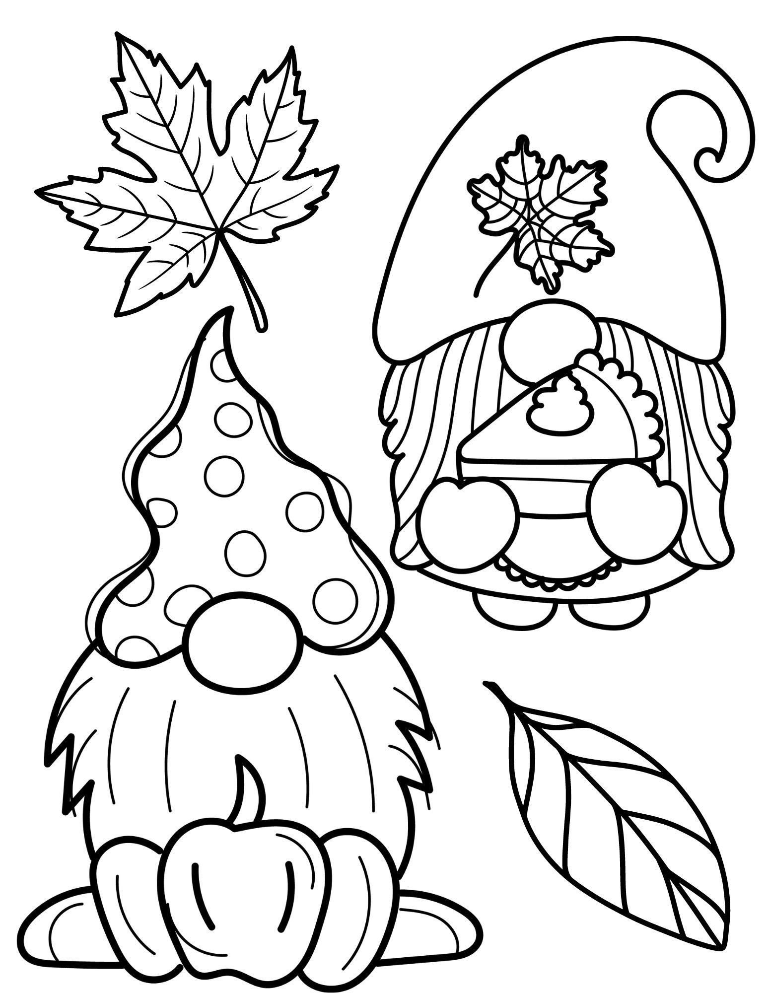 autumn coloring sheets printable
