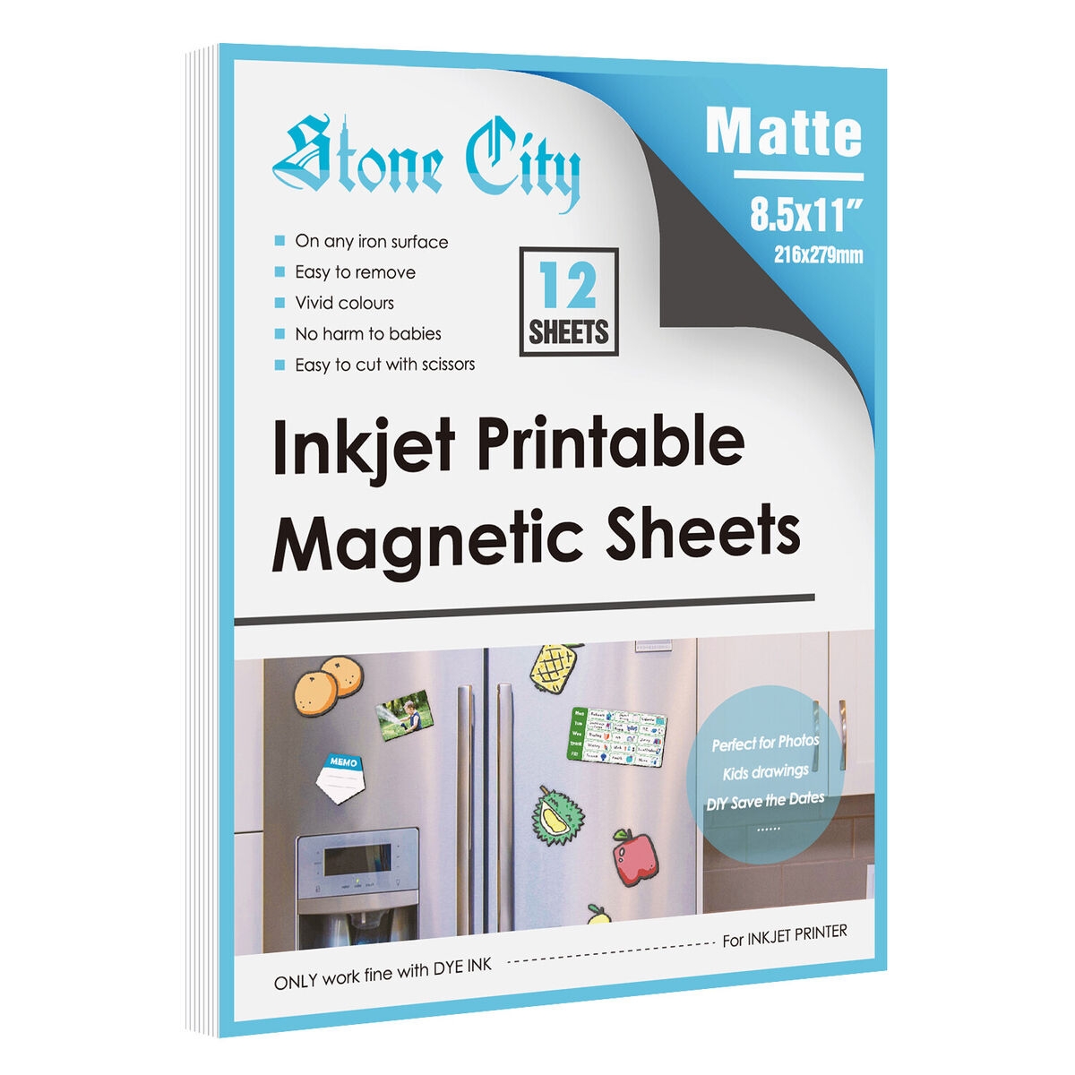 Printable Magnetic Sheets 8 5 X 11 Strong Flexible 12Mil Inkjet Laser Cricut 12P EBay
