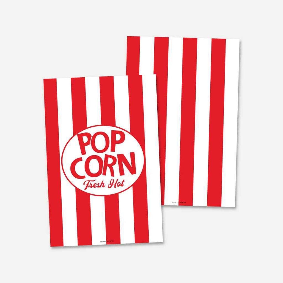 Printable Movie Party Giant Popcorn Box Template Hadley Designs Printables Printable Movie Party Giant Popcorn Box Template Hadley Designs Printables
