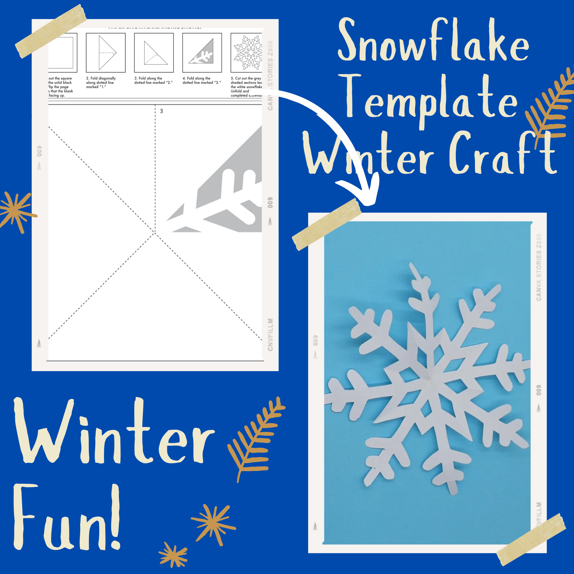 snowflake template printable