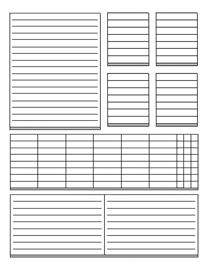 Printable Planner Pages Daily Planner Weekly Planner Monthly Planner Blank Planner Pages Planner Templates A List Lovers Bestfriend Classful