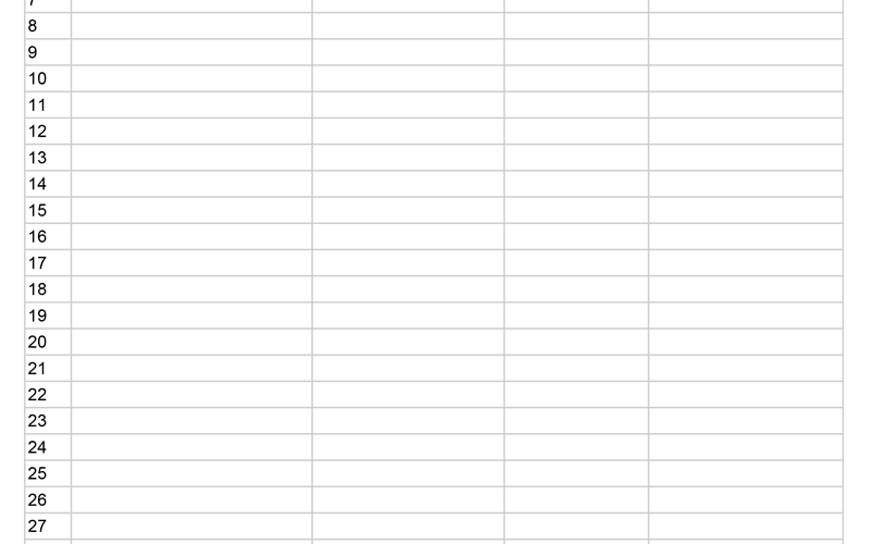 Printable Sign Up Worksheets And Forms For Excel Word And PDF