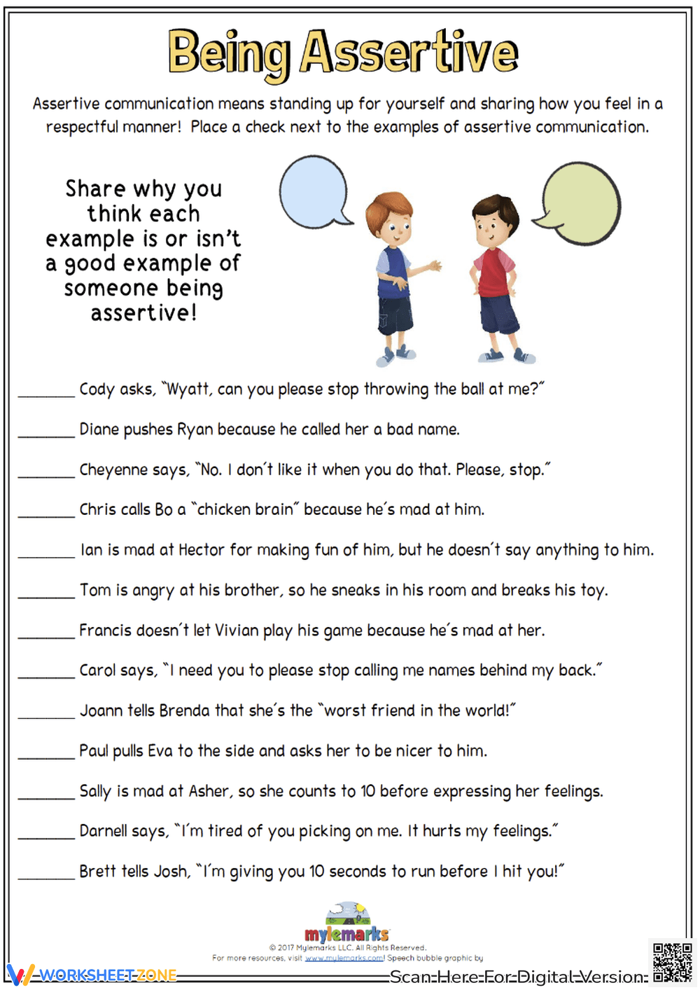 Printable Teaching Communication Skills Worksheets Printable Teaching Communication Skills Worksheets