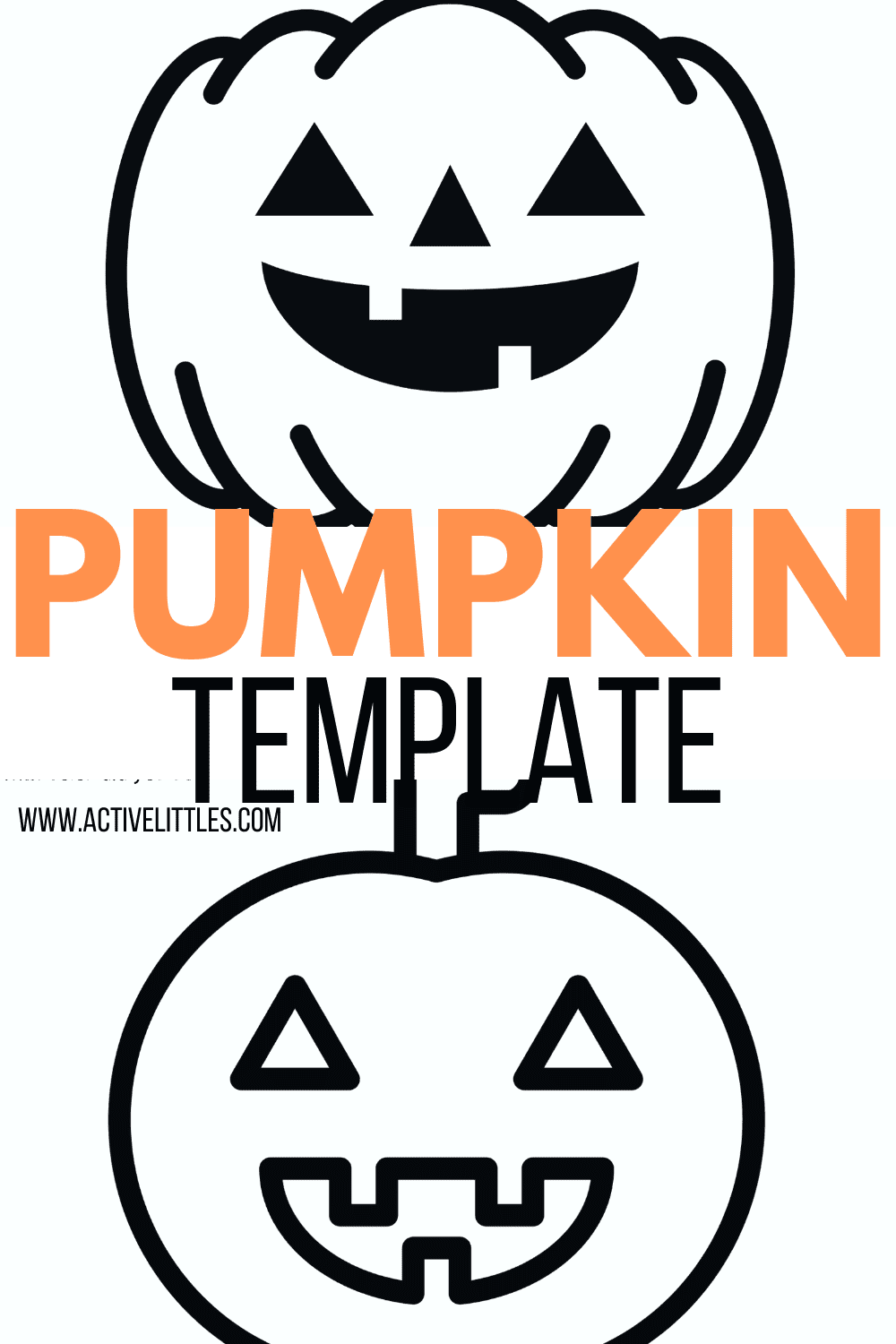 Pumpkin Template Active Littles