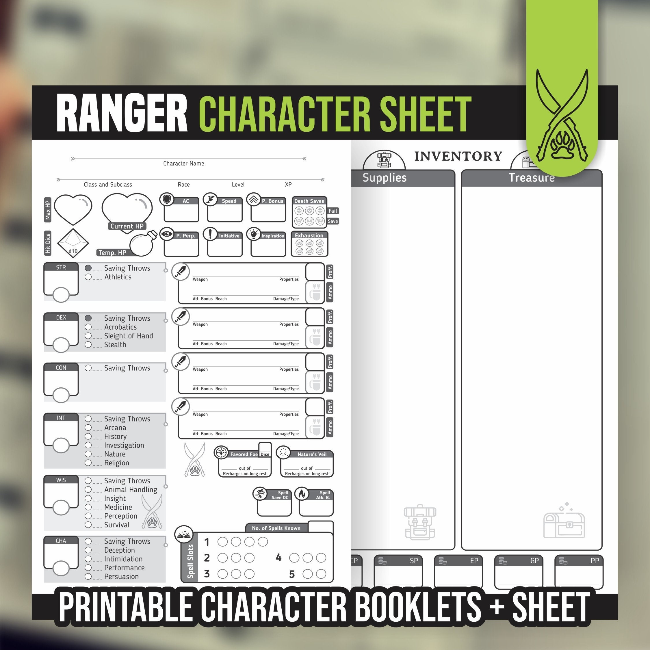 printable d&d character sheet