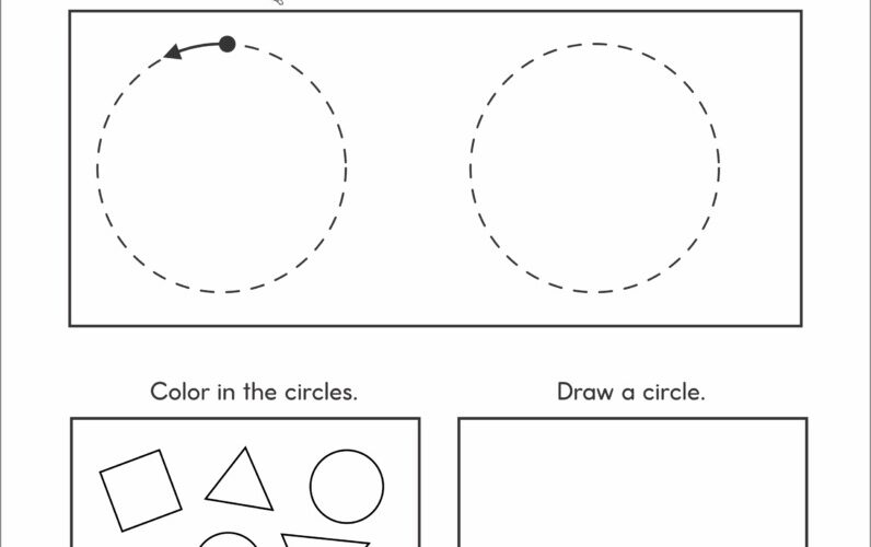 Shapes Worksheet Preschool Free Printables Your Therapy Source