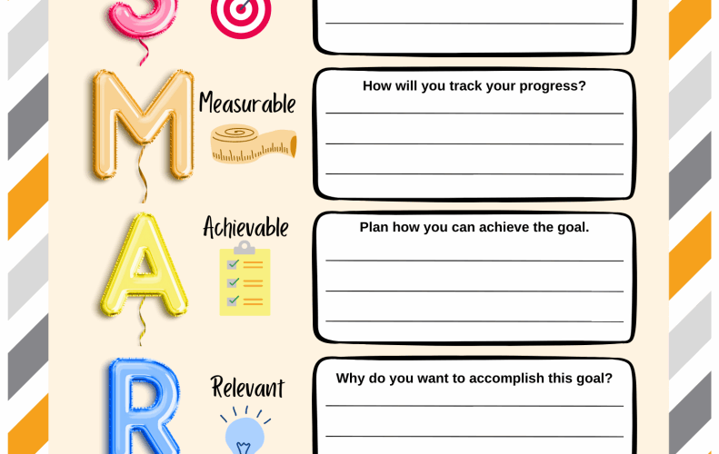 SMART Goals Free Printable PLS Classes
