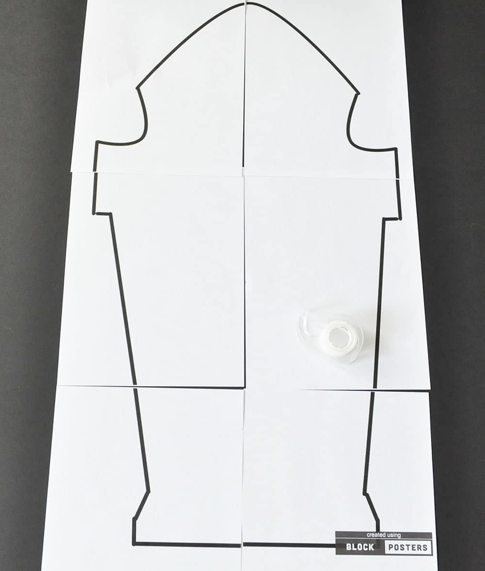 headstone template printable