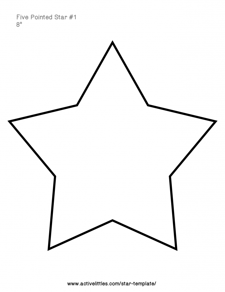 free template of stars printable