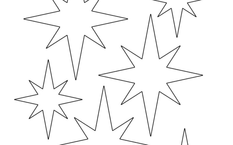 Star Template Childhood Magic