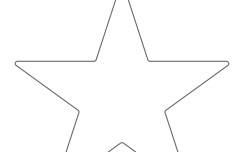 Star Template Childhood Magic