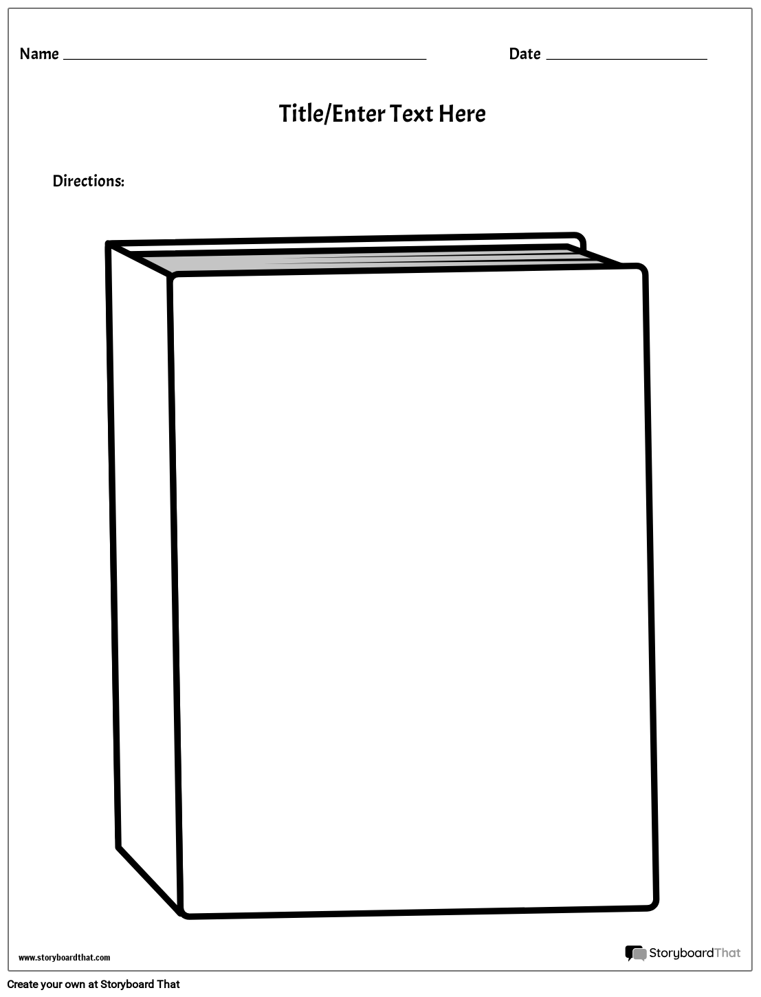Storyboard That Free Book Cover Templates For 2025 Storyboard That Free Book Cover Templates For 2025