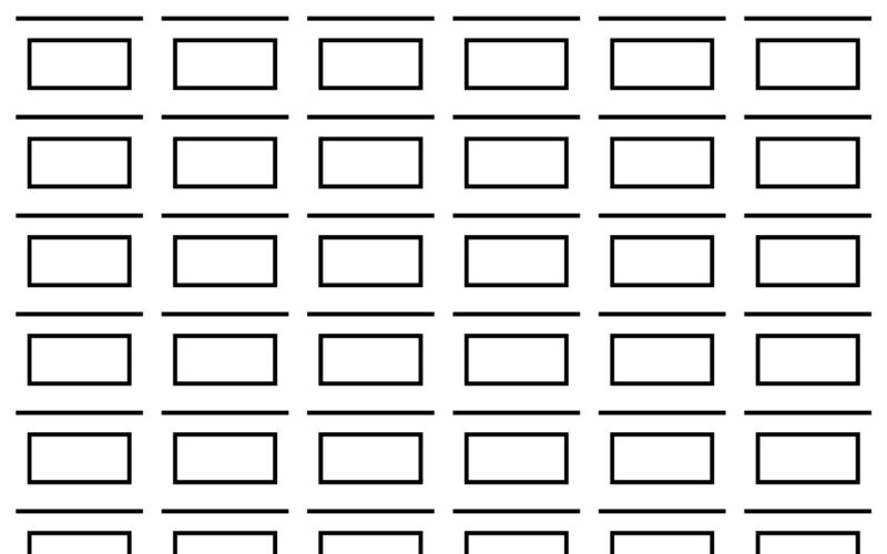 Swatch Template For 60 Colors Alcohol Markers Color Pencils Gel Pens Watercolor Pens Paint More Bigger Boxes type Fields Downloadable Etsy New Zealand