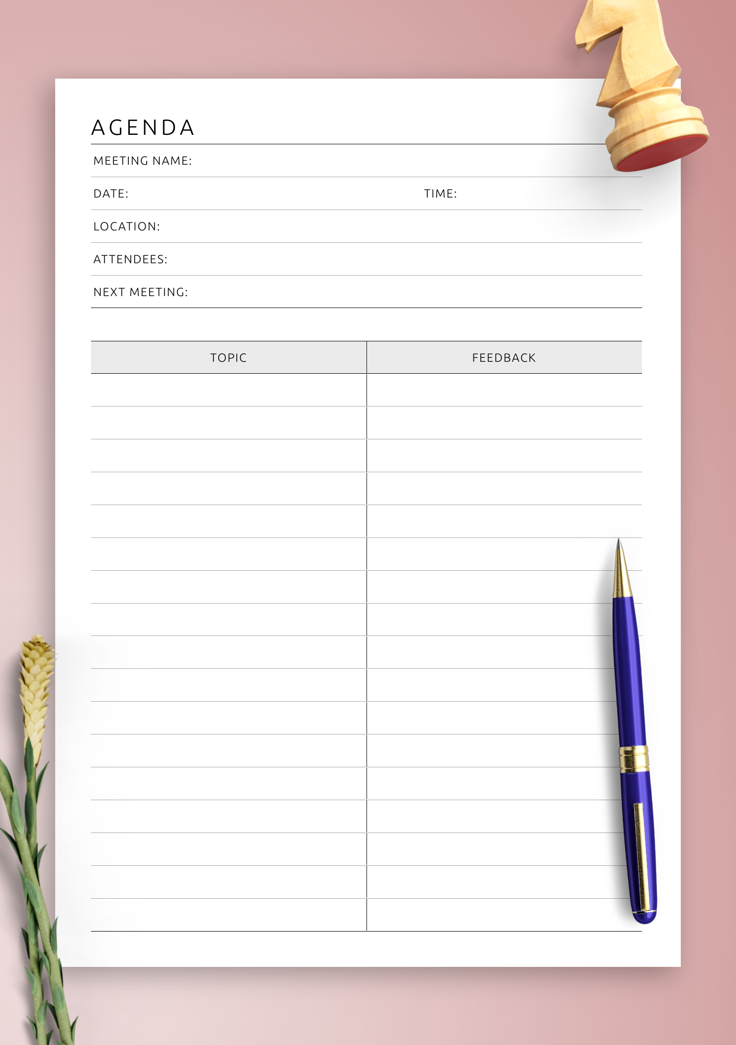 Team Meeting Notes Template Stay Organized On The Same Page