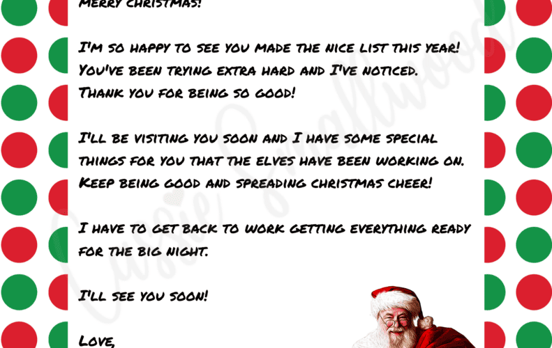 THE CUTEST Letters From Santa Cassie Smallwood