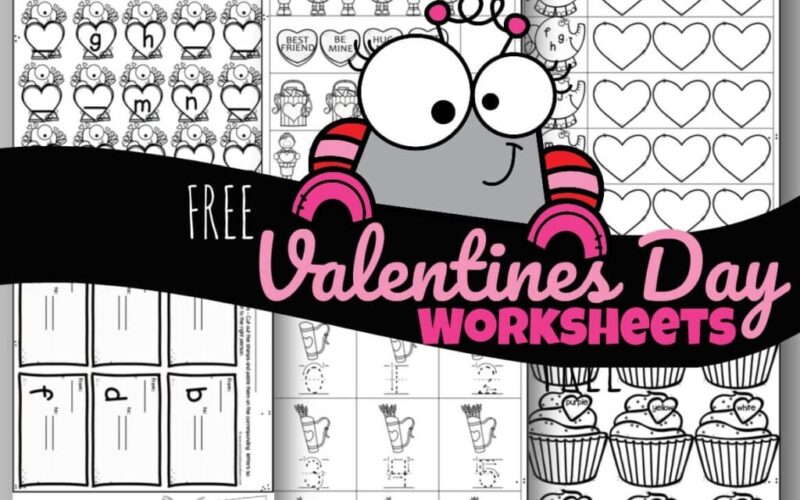 Tons Of FREE Printable Valentine s Day Worksheets