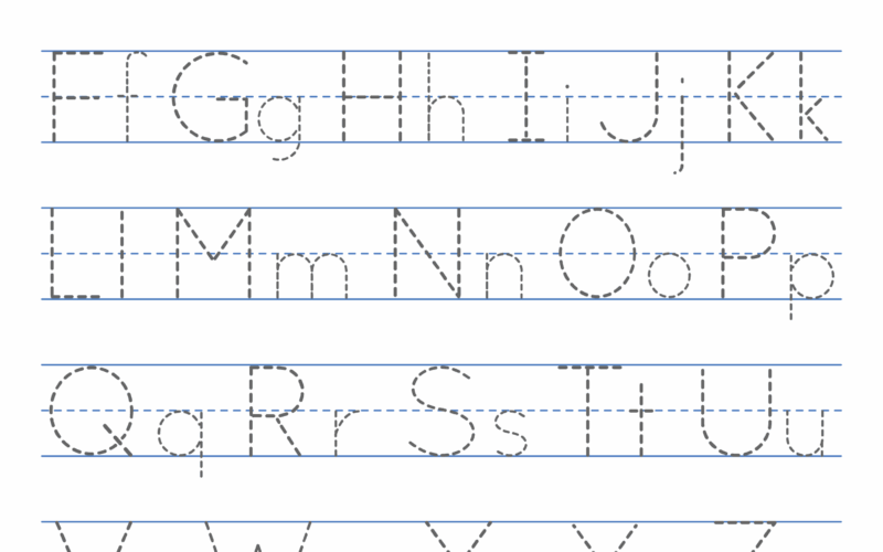 Tracing Alphabet Letters Printable Handwriting Worksheets Free Printables Monograms Design Tools Patterns DIY Projects