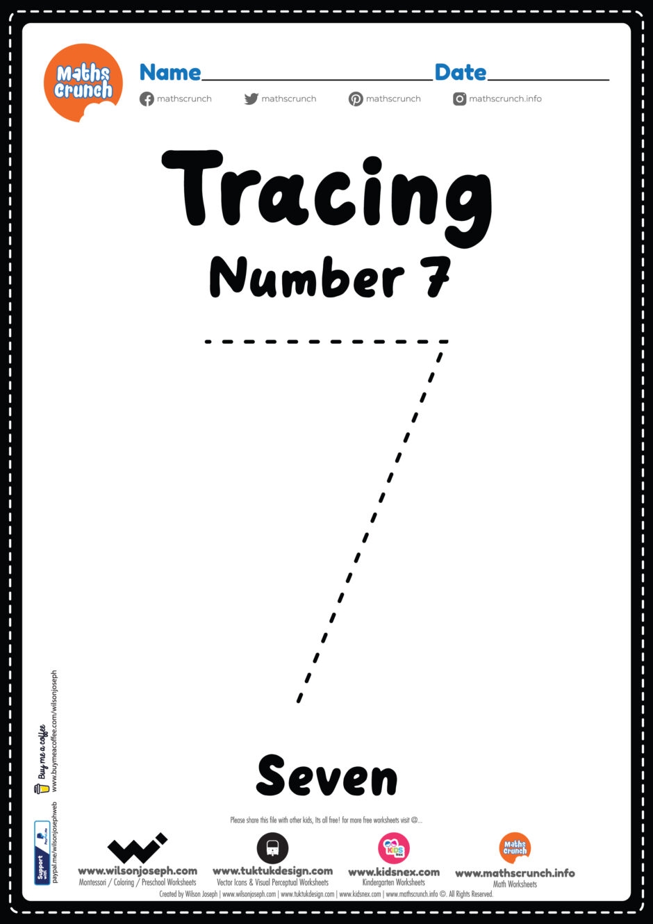 free printable number 7 worksheets for preschool free printable number 7 worksheets for preschool