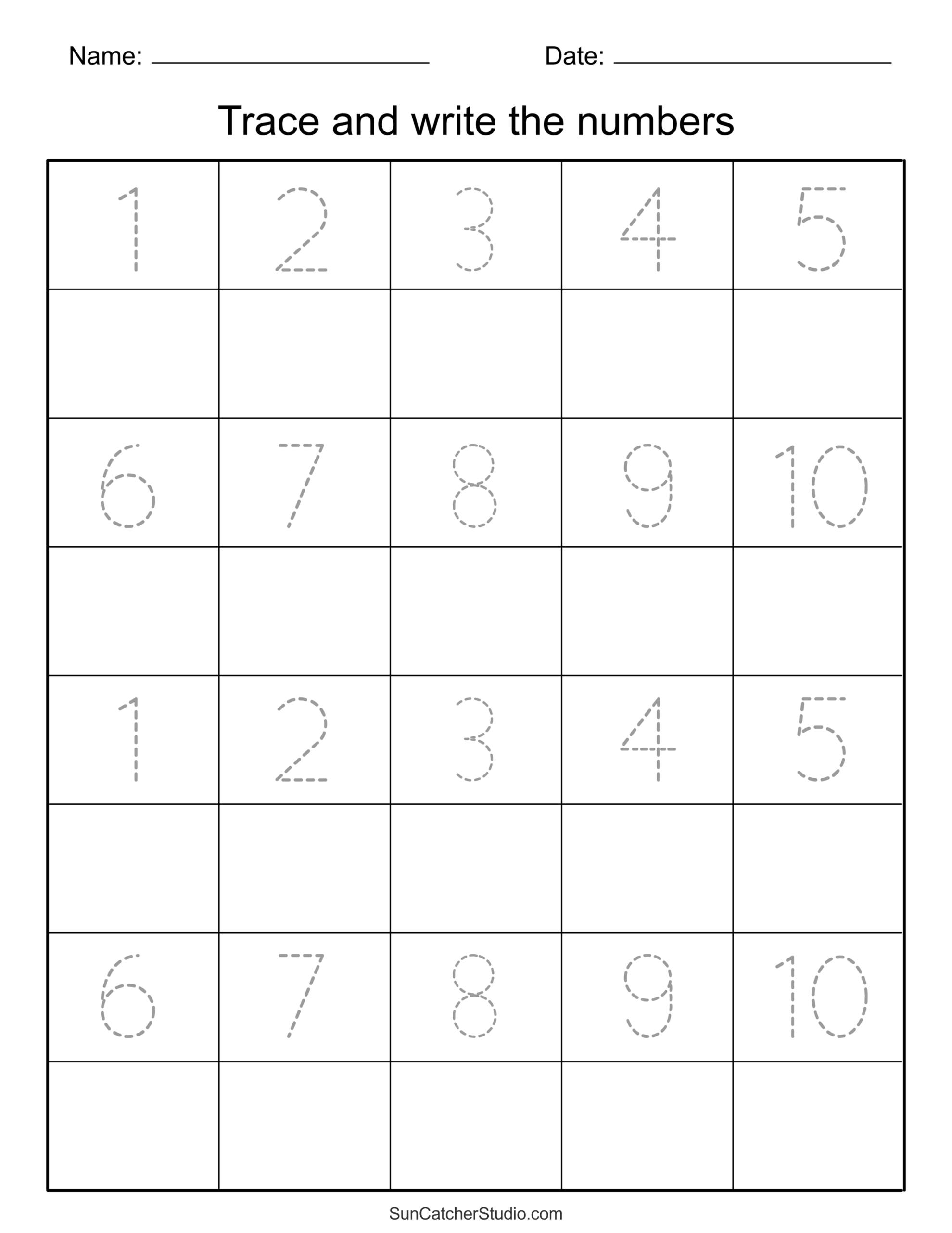 printable number worksheets printable number worksheets