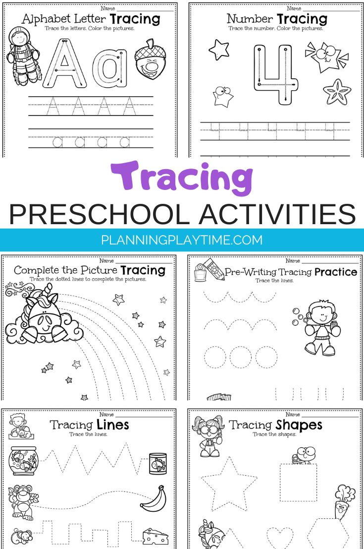 printable preschool homework sheets