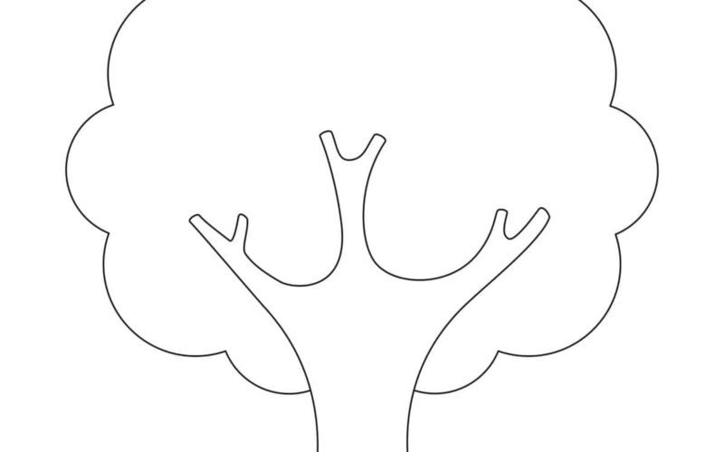 Tree Template Free Printable Childhood Magic