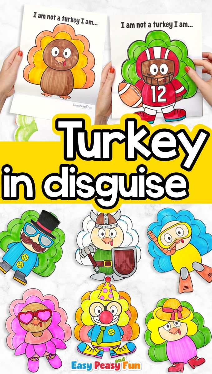 free printable turkey disguise template