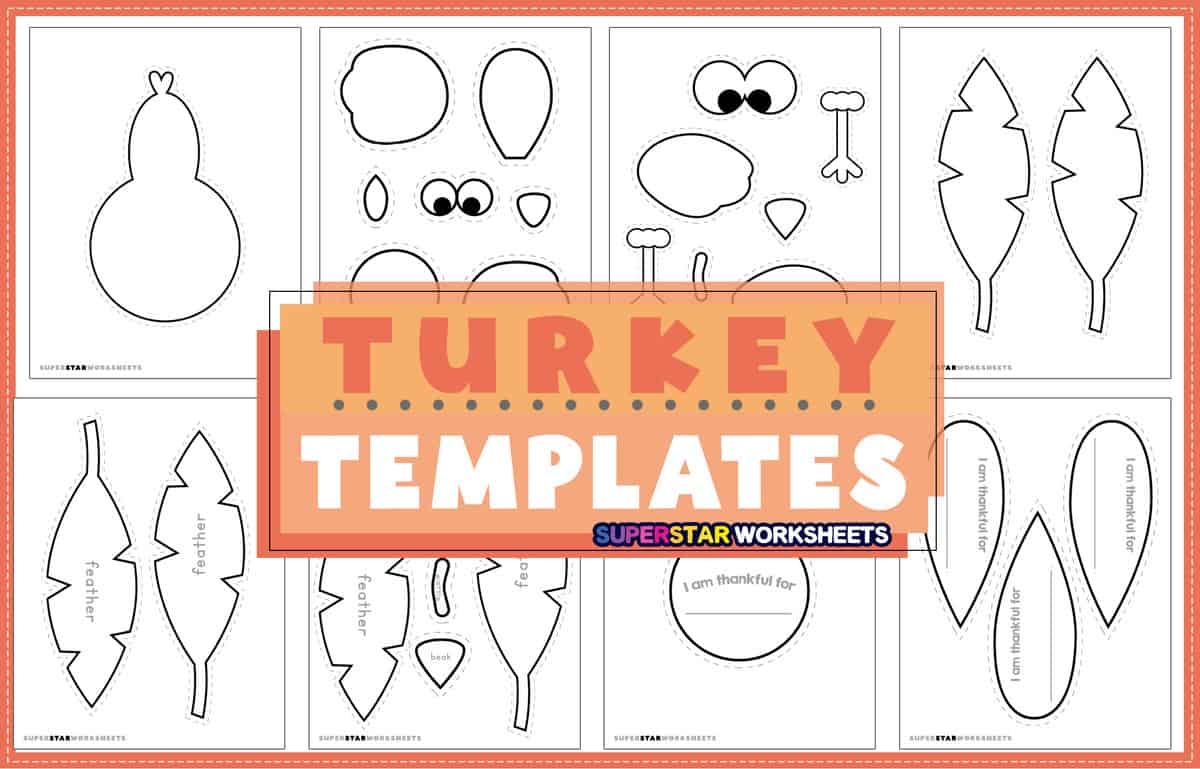 free turkey templates printables free turkey templates printables