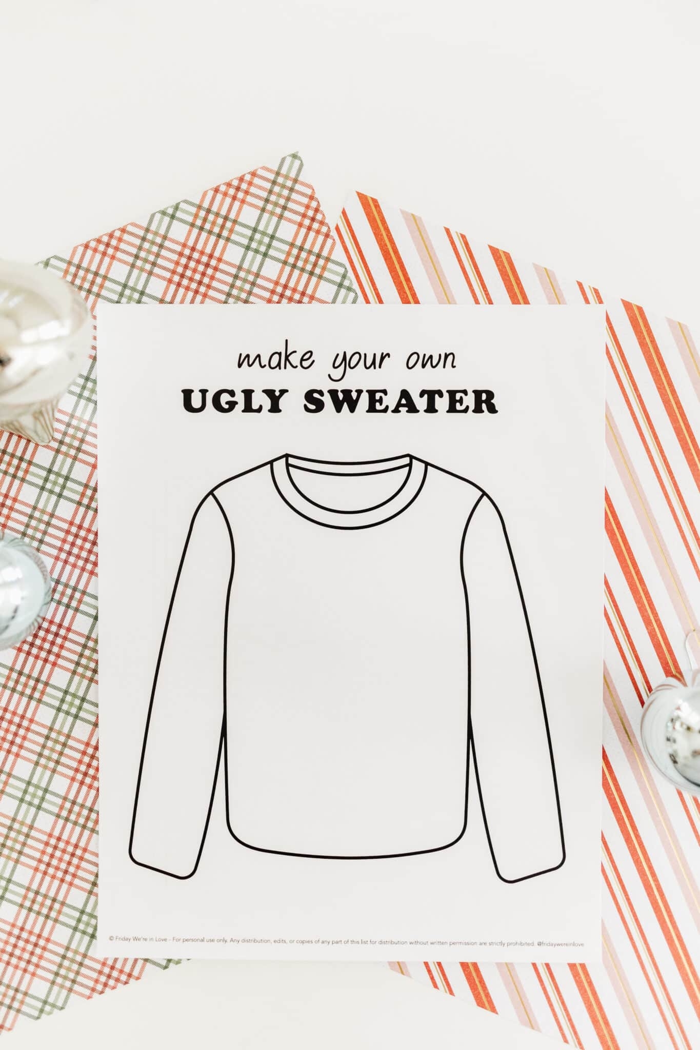 Ugly Christmas Sweater Craft Ideas Friday We re In Love Ugly Christmas Sweater Craft Ideas Friday We re In Love