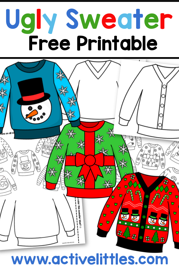 printable sweater template printable sweater template