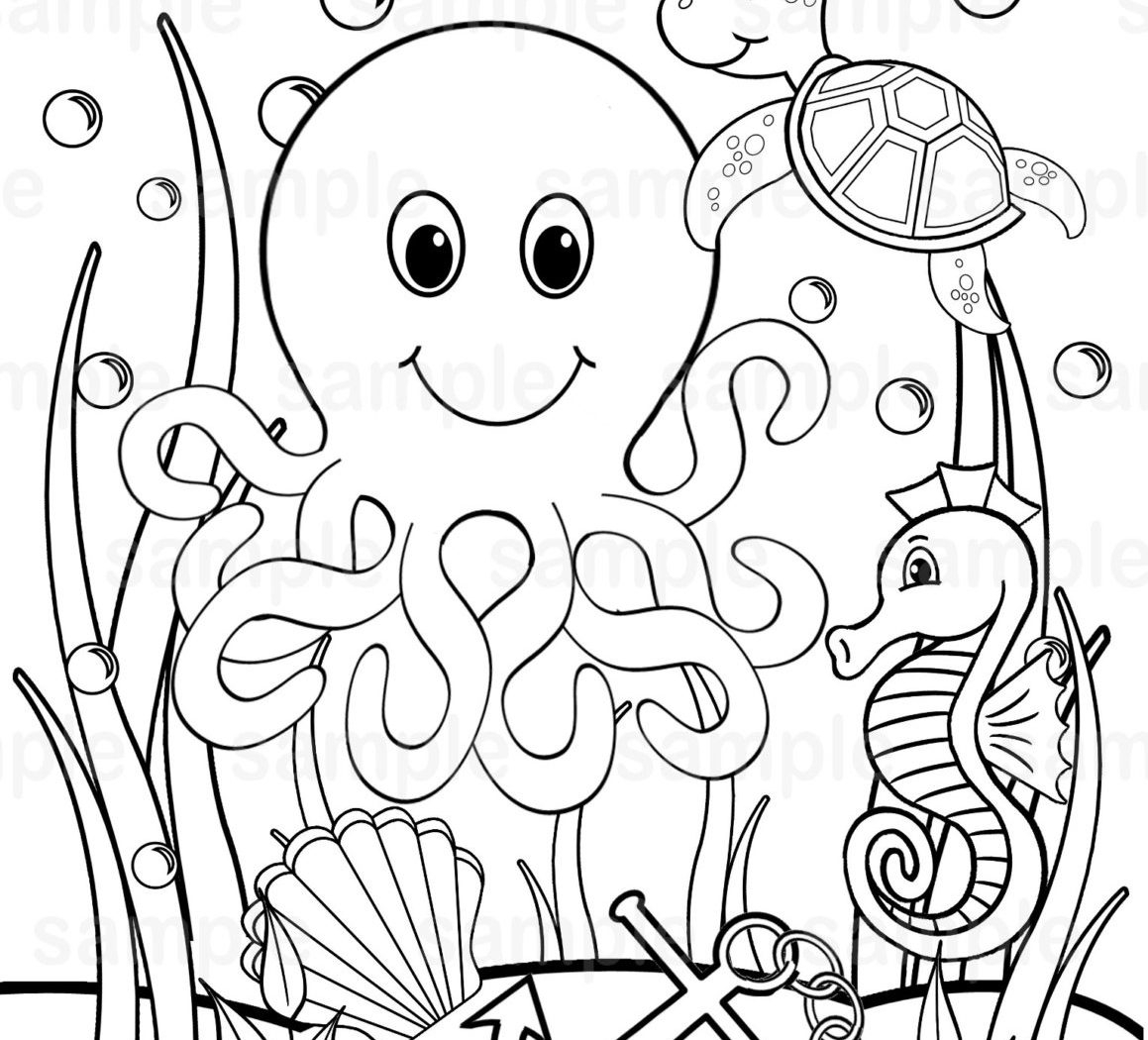Under The Sea Printable Printable