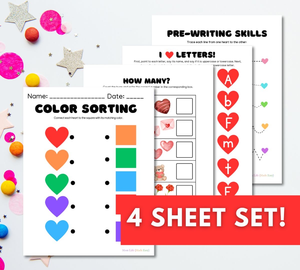 valentine's day printable worksheets