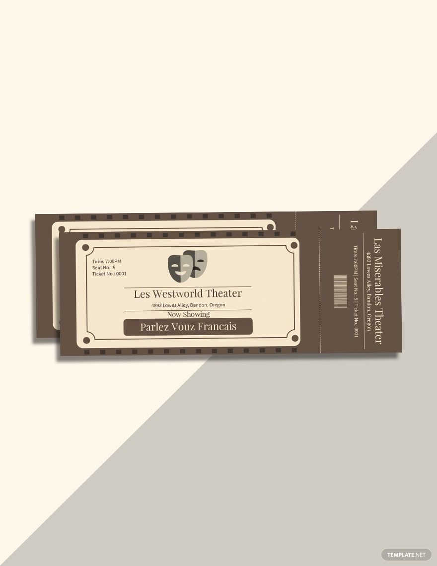 printable admission ticket template