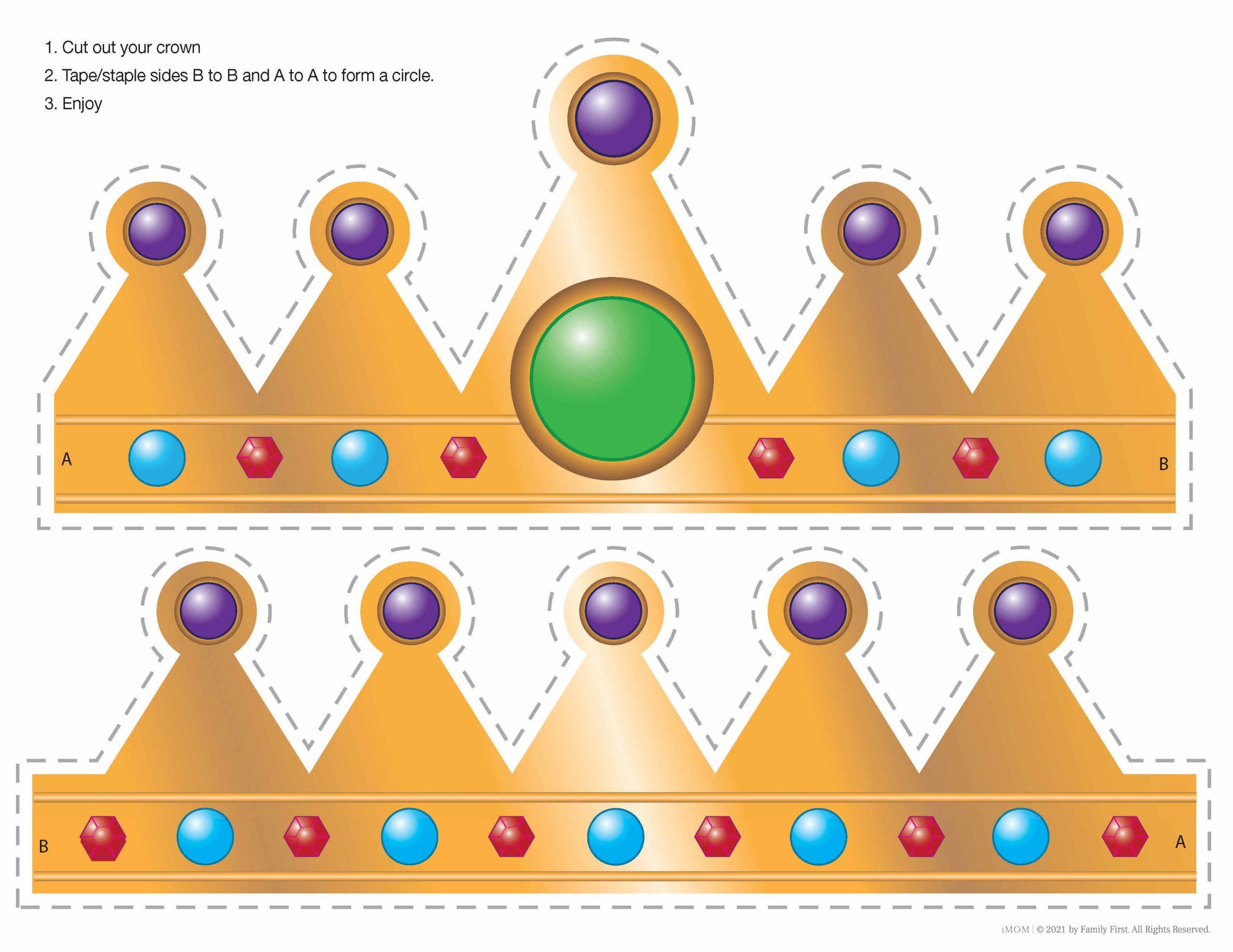 You Are Special Printable Crown IMOM